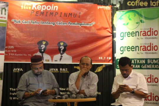 Vision-mission debate of 2018-2023 Riau Governor Candidate Pairs' Press Secretaries