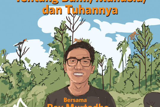 Roy Murtadho, Teacher at Al-Anwar Ecological Islamic Boarding School and Editor at Media Islam Bergerak ©Pantau Gambut