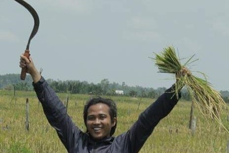 Executive Director of Walhi South Sumatra and Coordinator of Simpul Jaringan Pantau Gambut - South Sumatra ©Malinda