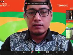 Press conference "Dissecting the Puzzle of Peat Ecosystem Protection in Concession Areas" ©Tempo